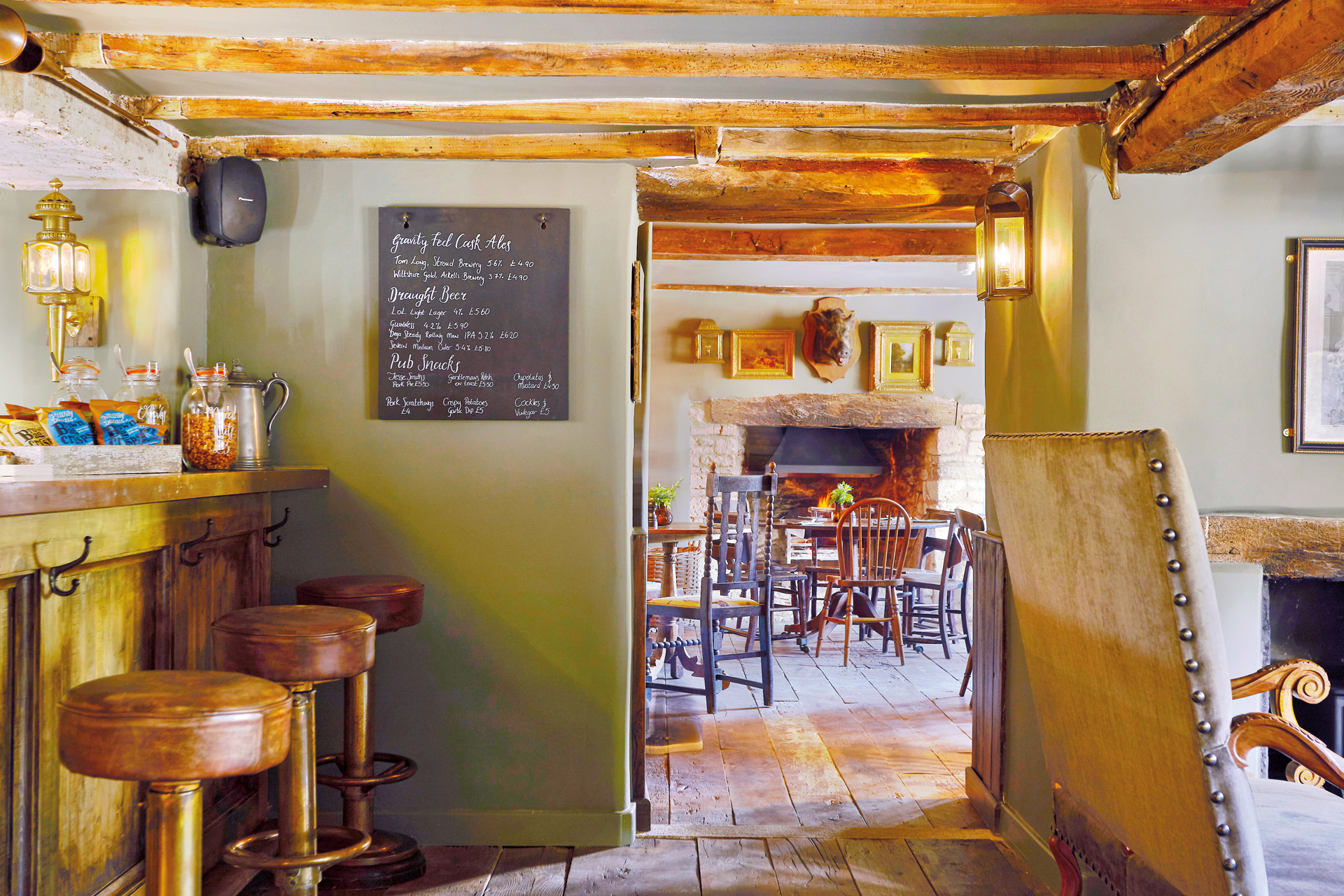 Interiors of The Village Pub