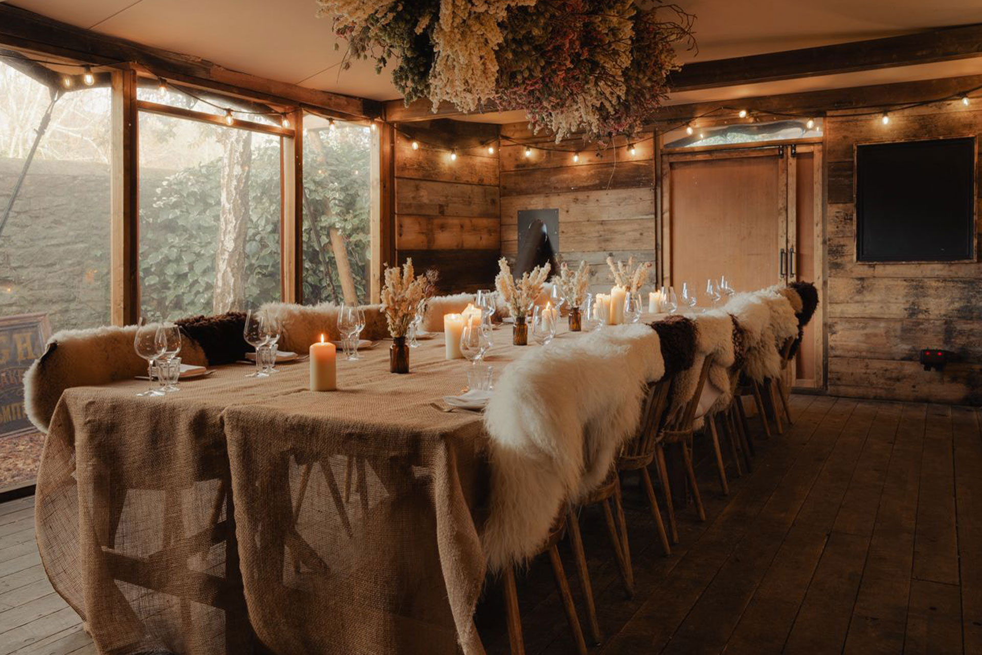Private dining room at The Bull in Charlbury