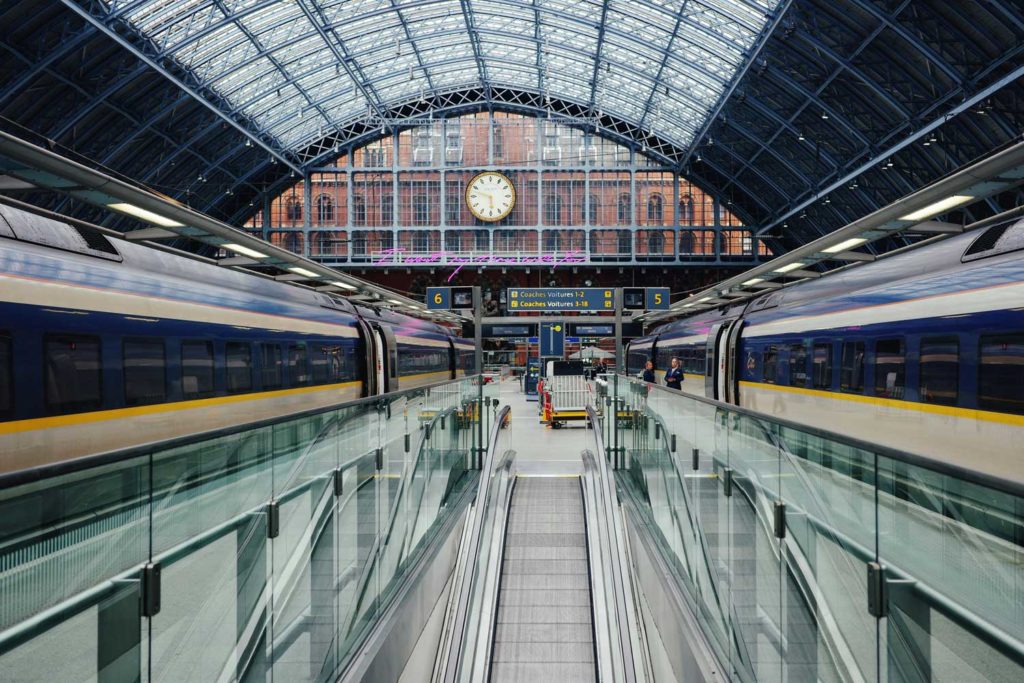 Eurostar at Kings Cross St Pancras