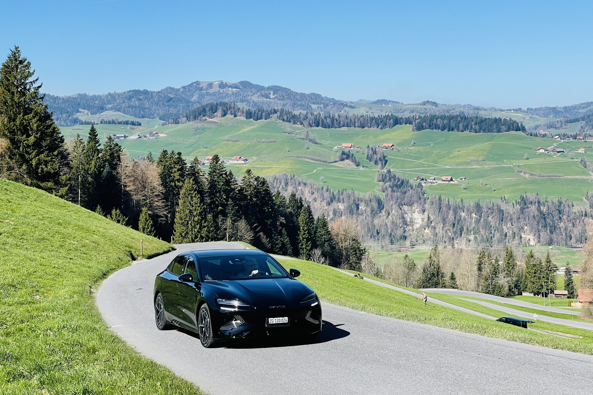 We Took BYD's Seal Saloon On A Tour Of Switzerland