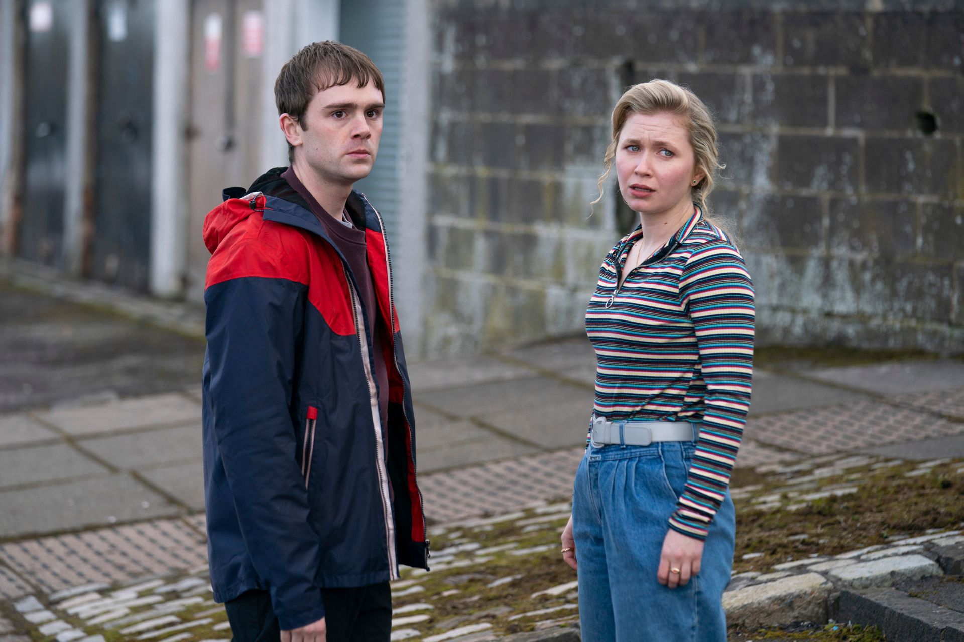 Julie Cullen and Mitchell Robertson in Half Man