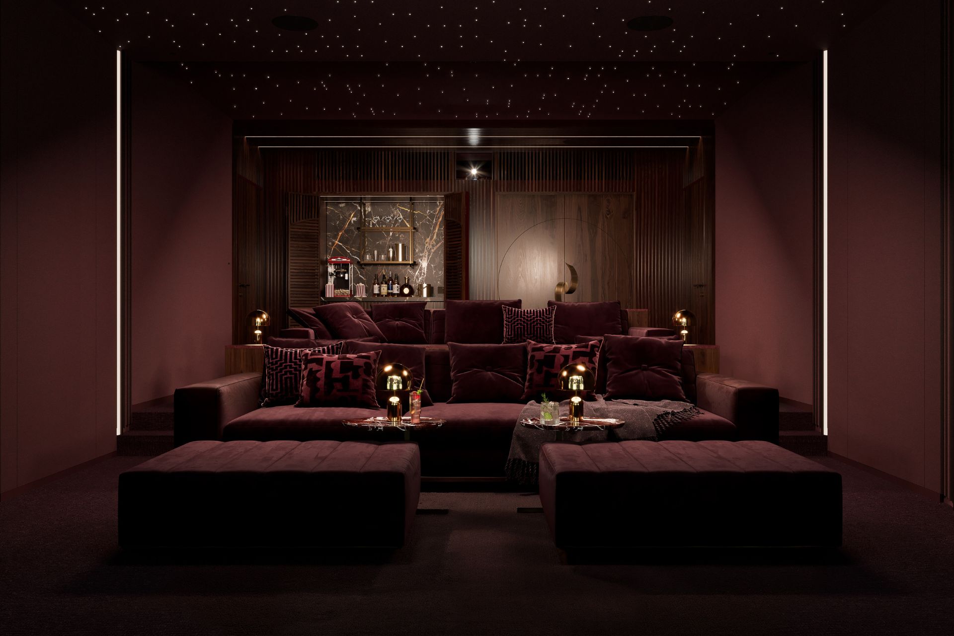 hampstead home media room