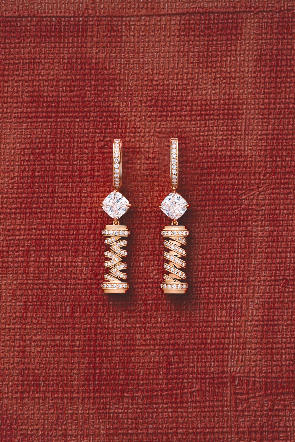 Gold earrings