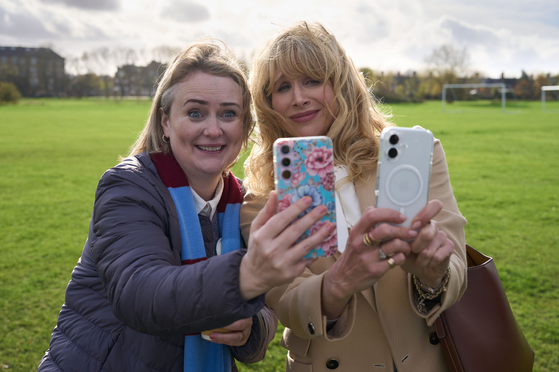 Philippa Dunne and Lucy Punch in Amandaland