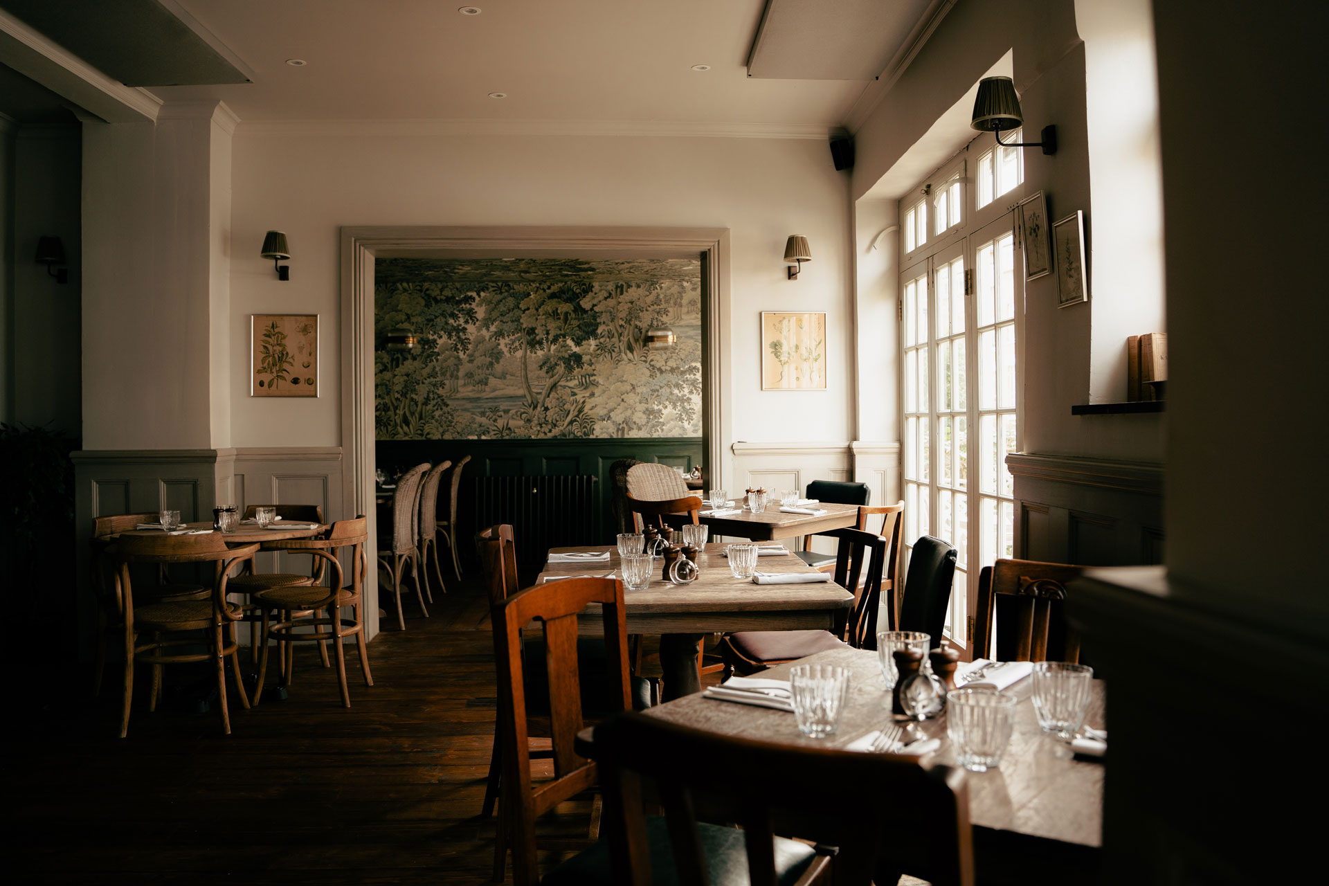 Interiors of The Brooke & Badger