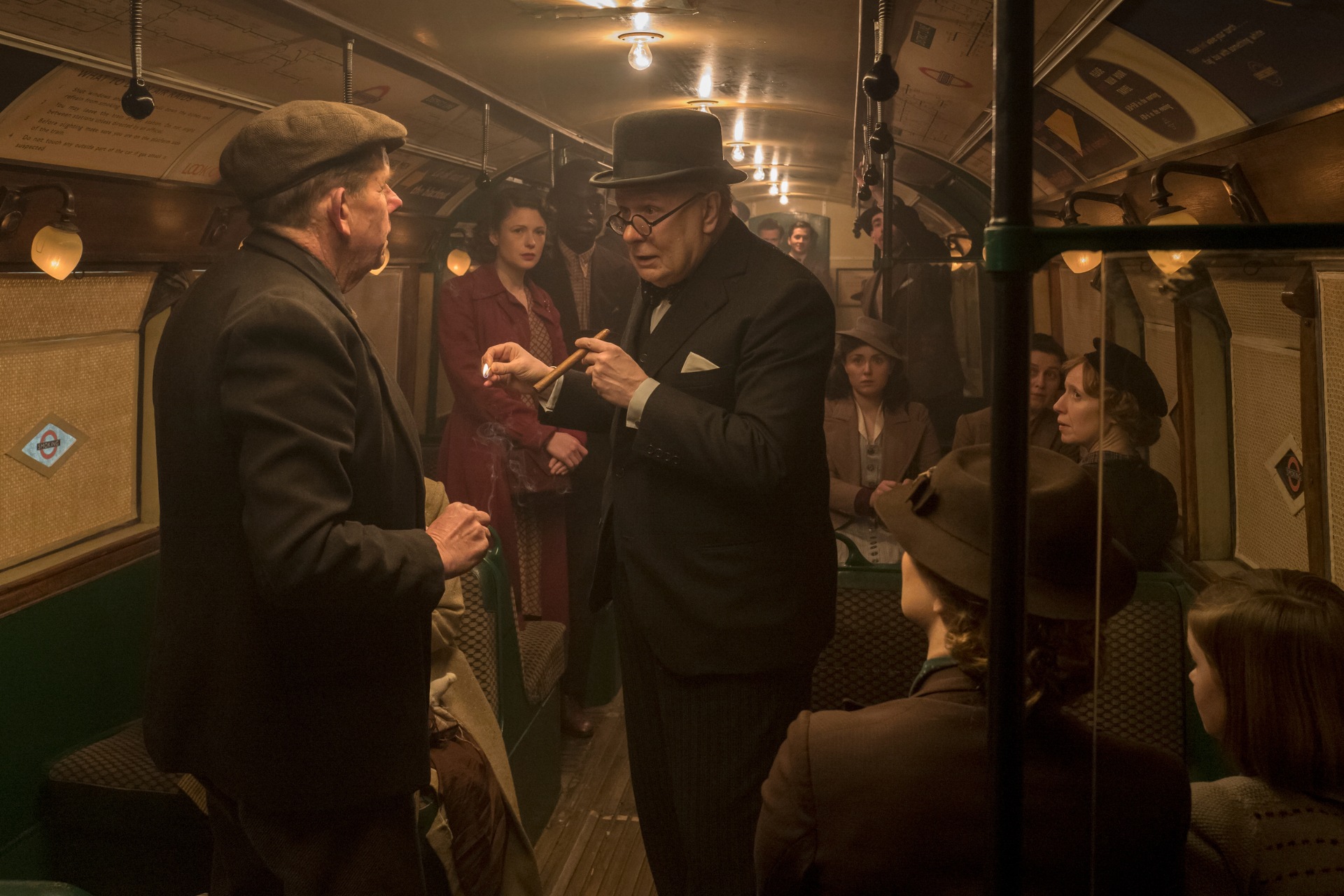 Gary Oldman in The Darkest Hour as Sir Winston Churchill