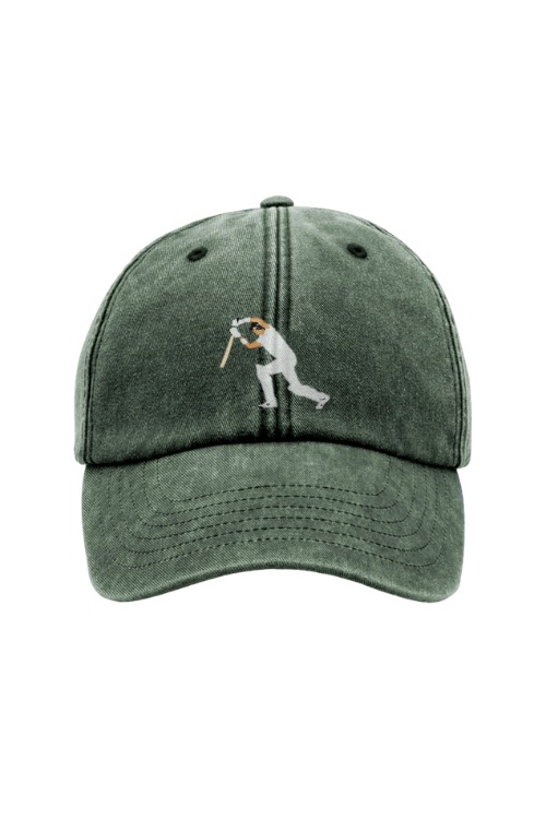 Green baseball cap