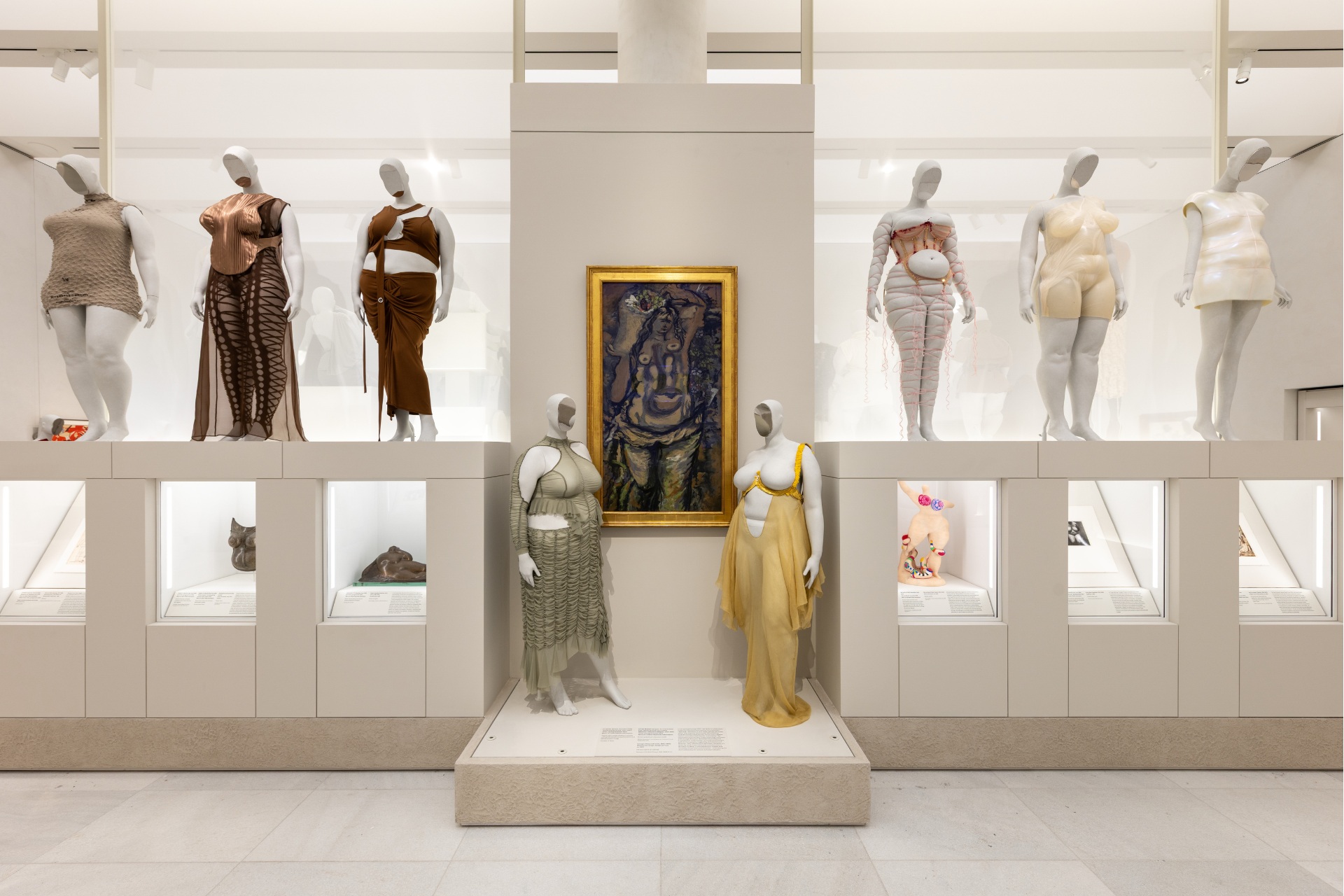 Exhibition view of Costume Art at The Metropolitan Museum of Art, New York City