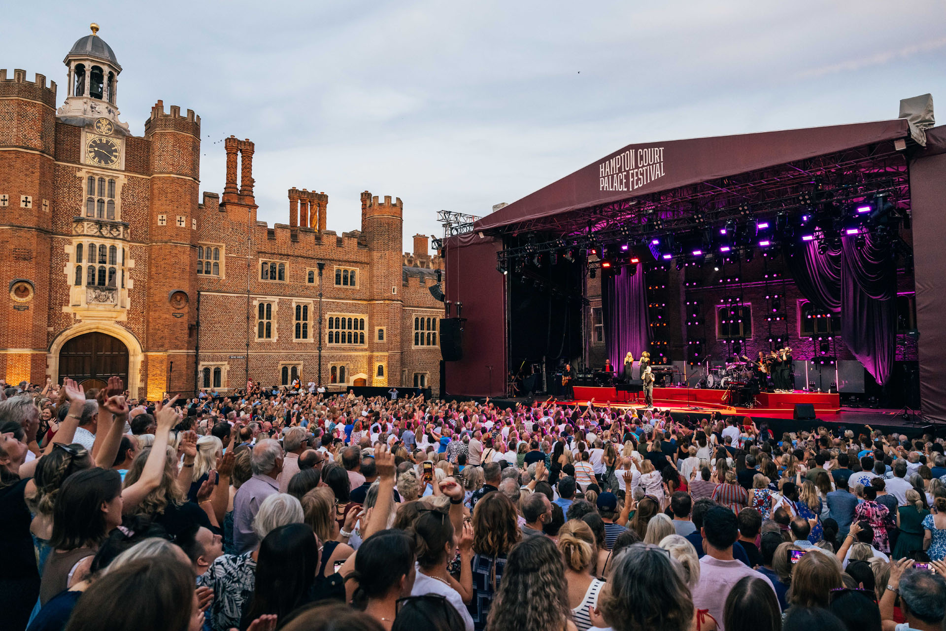 Gary Barlow performing at Hampton Court Palace Festival in June 2025.
