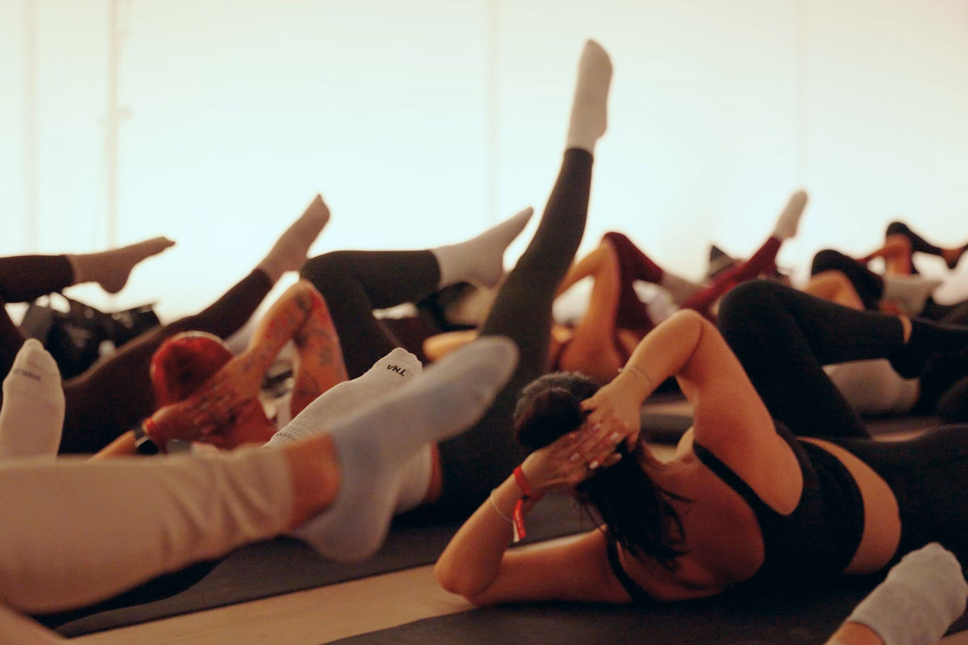A workout class