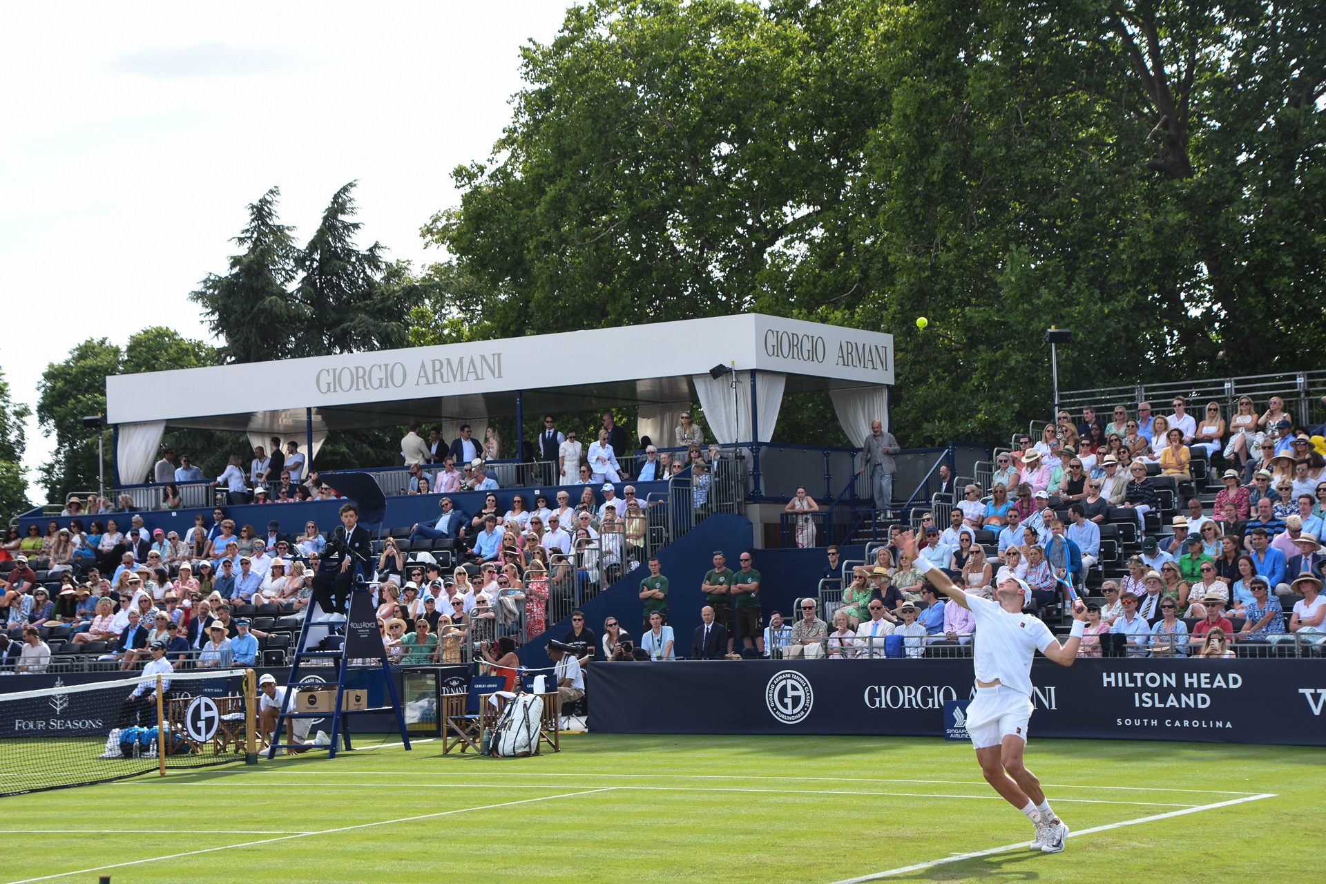 Jack Draper at the Giorgio Armani Tennis Classic.