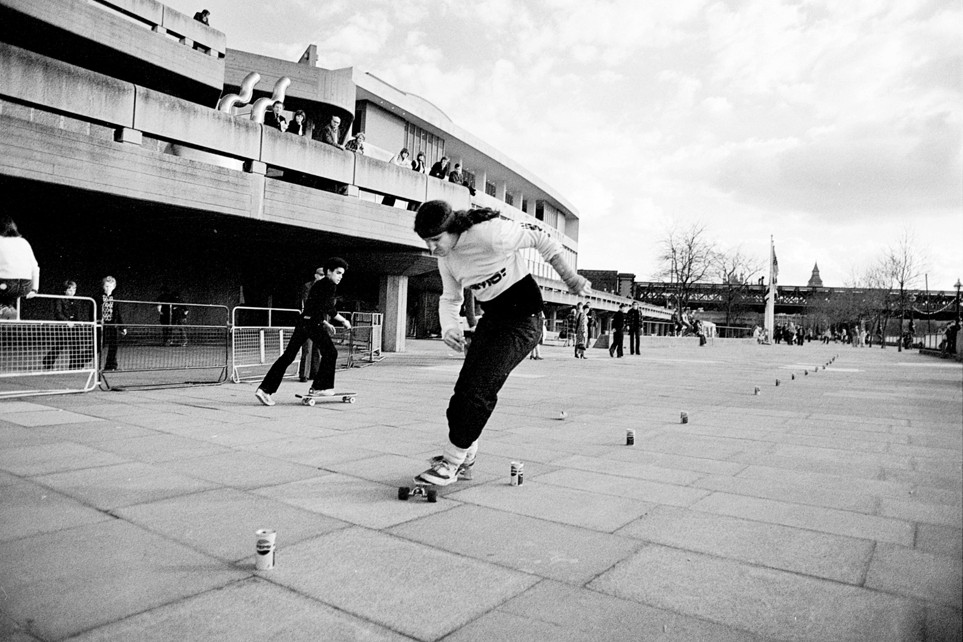Jim Slater, slalom racing on the South Bank