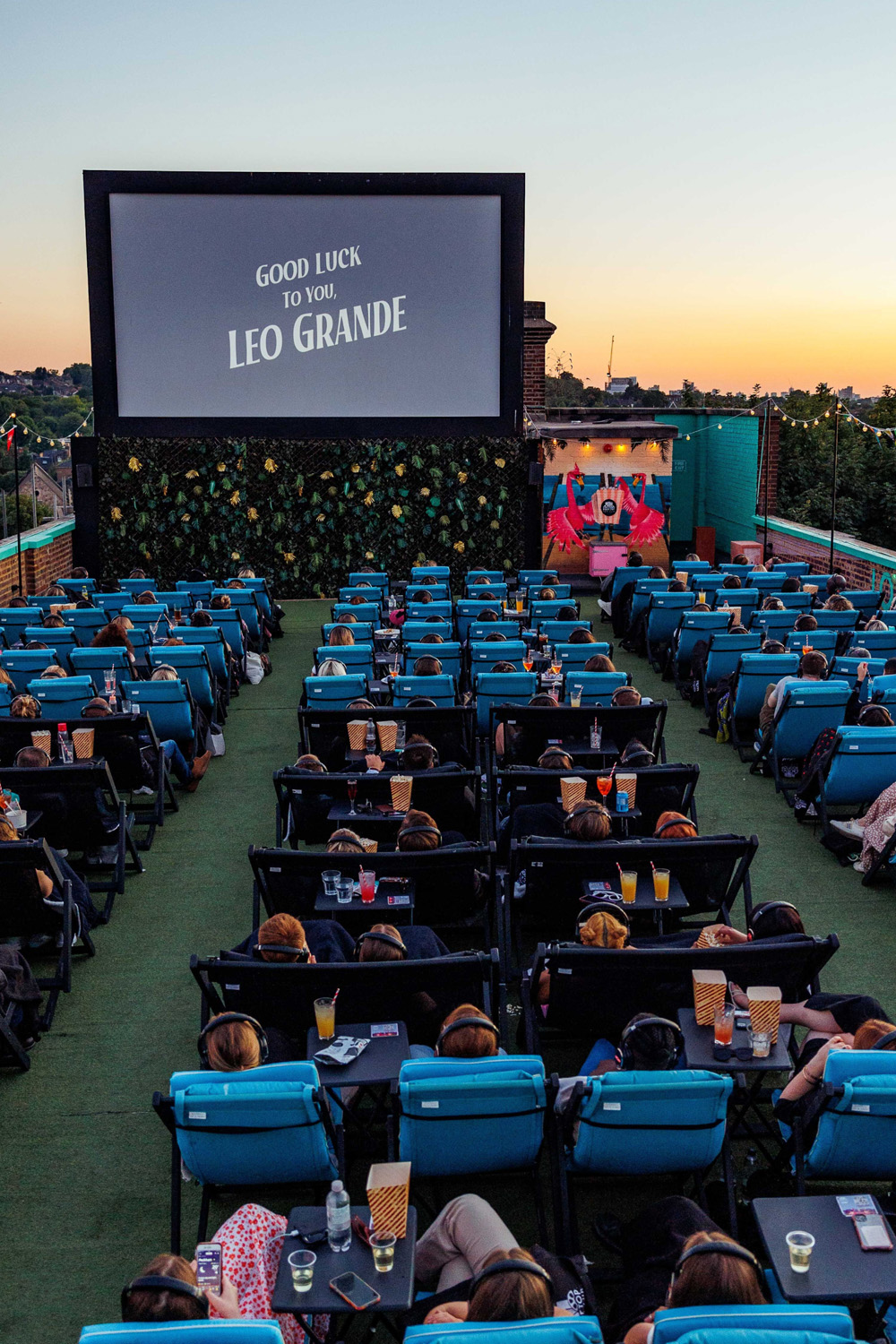 Rooftop Cinema Club in Peckham