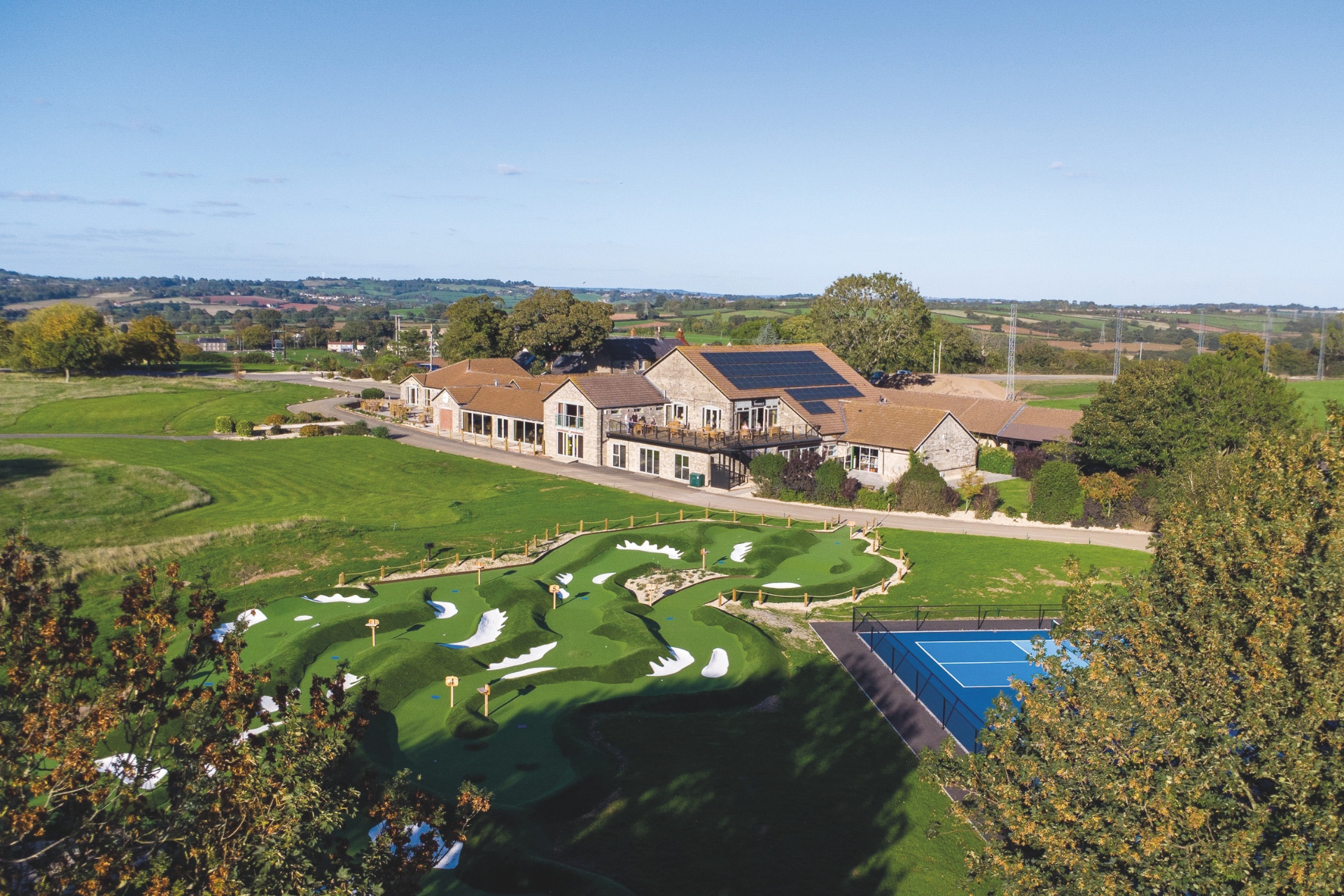 Hotel with golf course