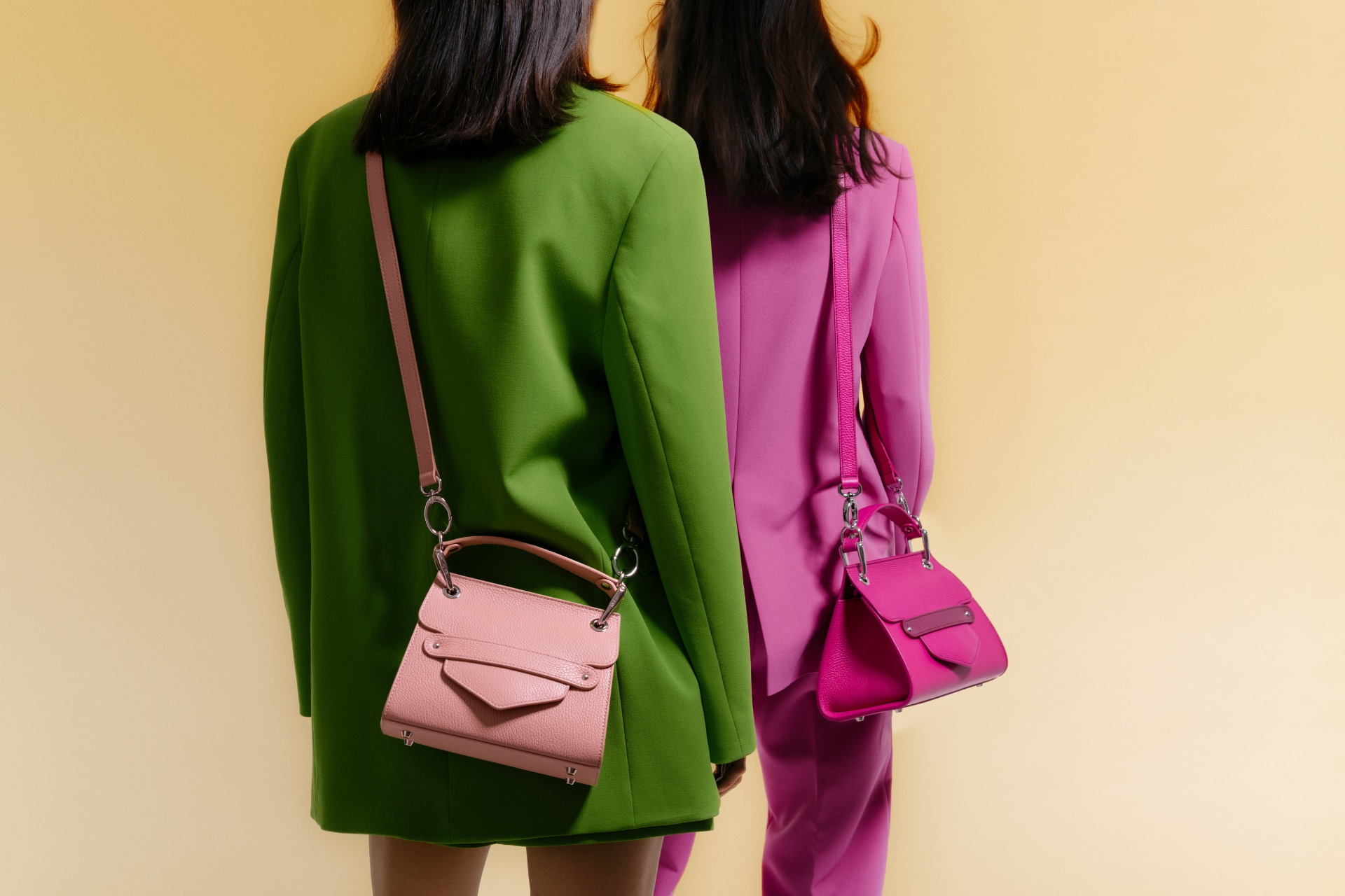 Women holding handbags