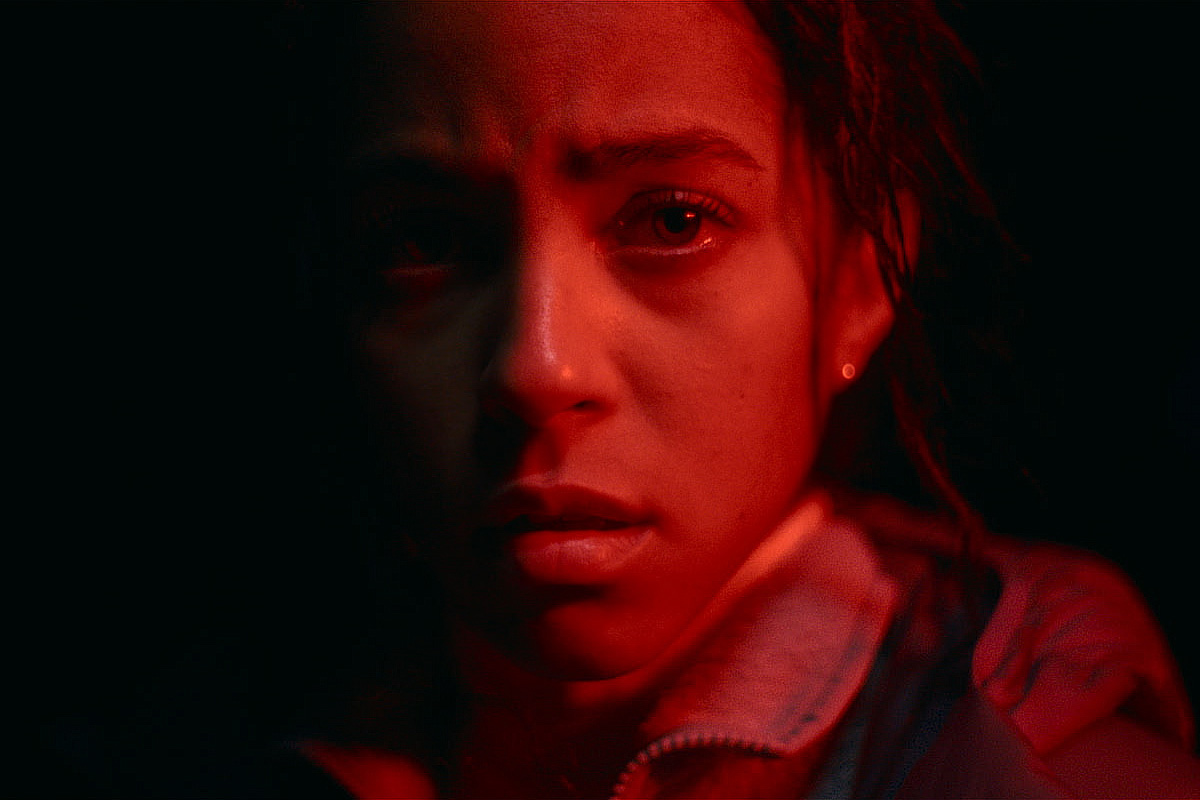 Lou Llobell as “Maddie" in Passenger from Paramount Pictures.