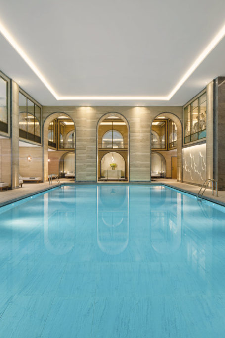 Pool at Raffles London at the OWO