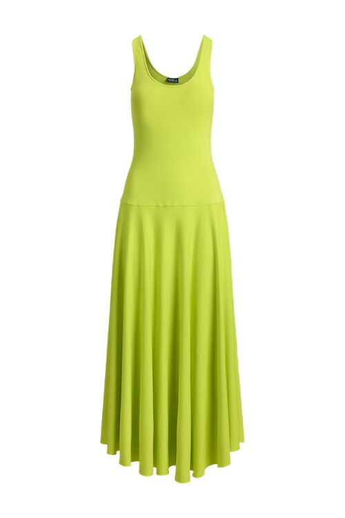 Lime coloured dress