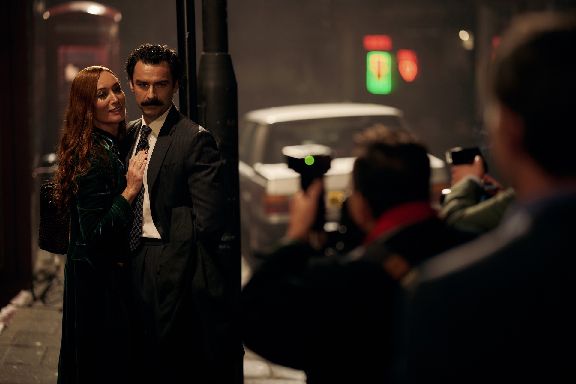 Victoria Smurfit as Maude O'Hara and Aidan Turner as Declan O'Hara