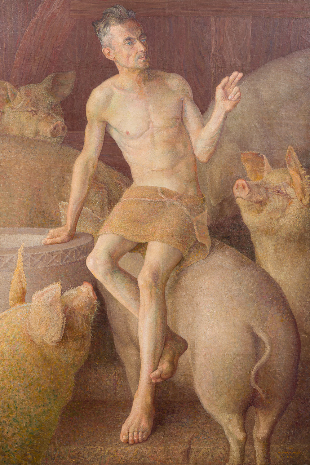 St Anthony and the Pigs (1932) by JoanManning-Sanders.