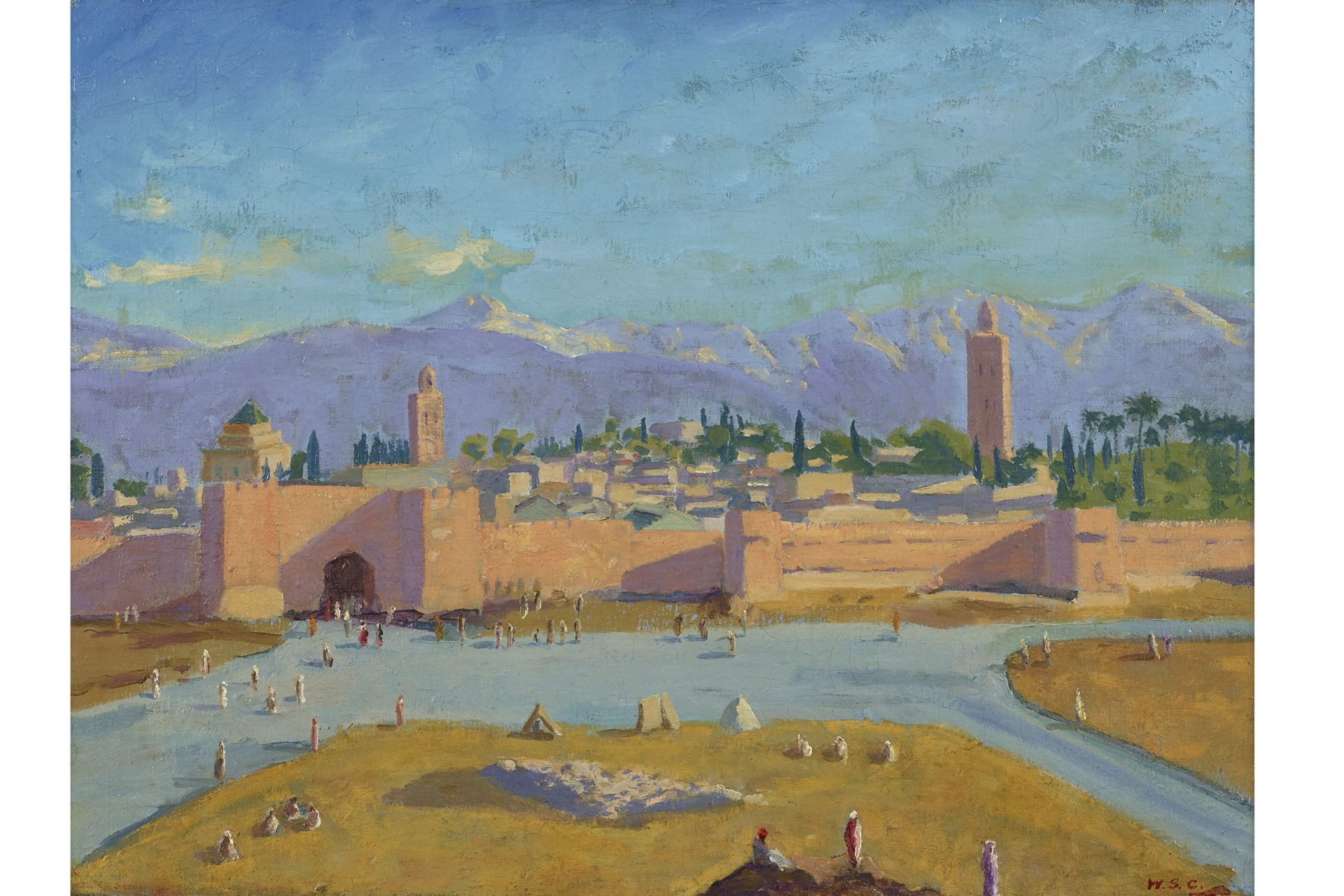 Sir Winston Churchill, The Tower of the Koutoubia Mosque