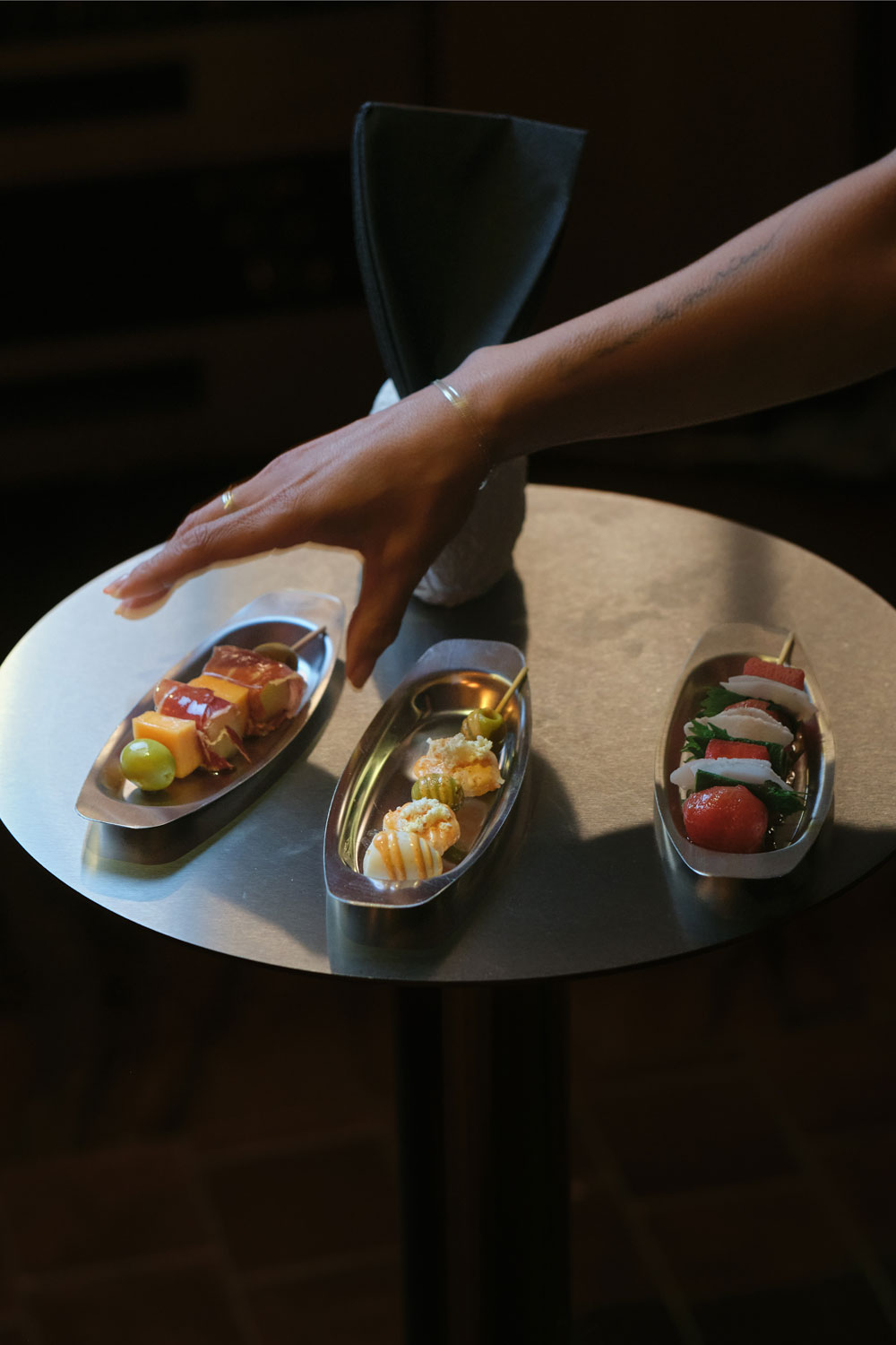 Skewers at the Casual by Tayēr pop-up in London