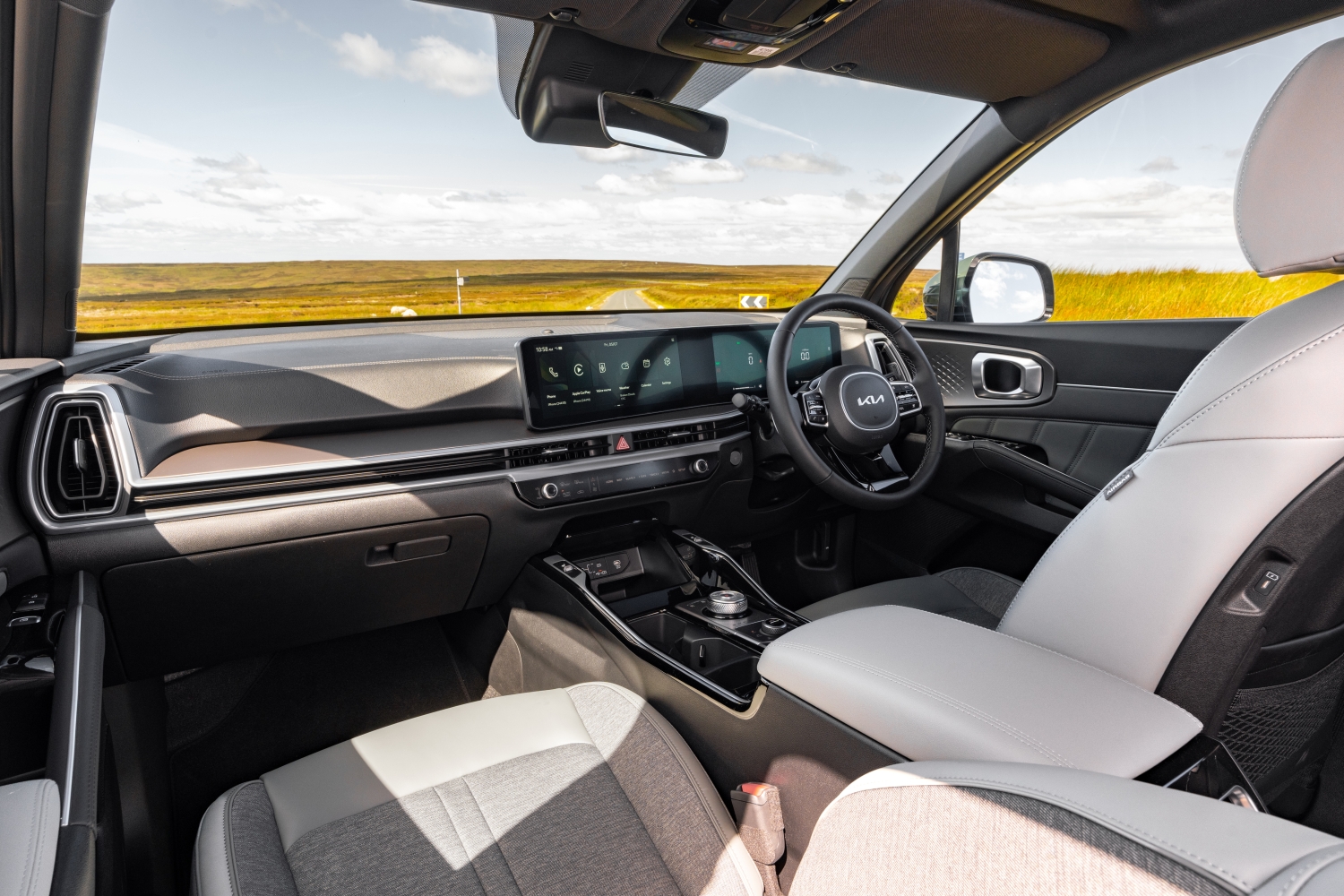 Interior of the Kia Sorento