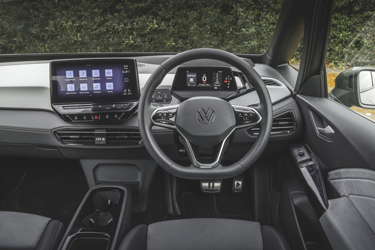 Inside the car