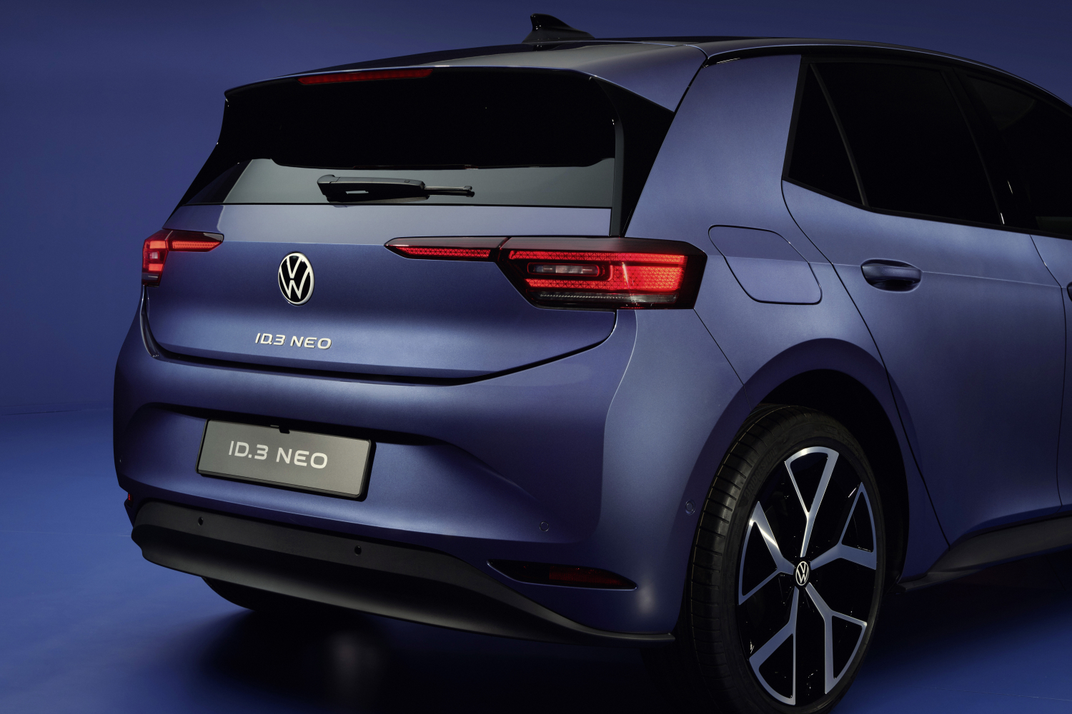 The rear of the Volkswagen ID.3