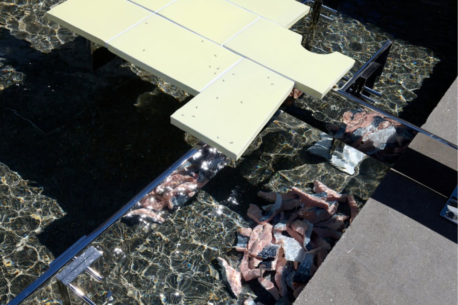 Site-specific commission across Messeplatz by Nairy BaghramianCourtesy of Art Basel