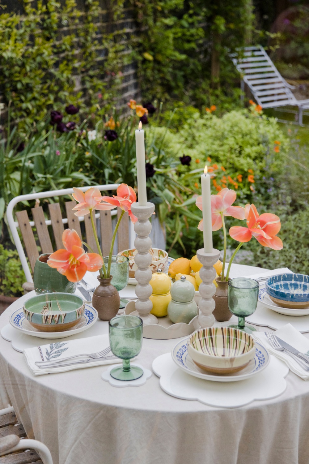 Colourful table setup by Addison Ross
