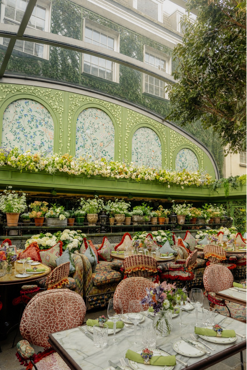 Annabel's Summer Garden design by de Gournay