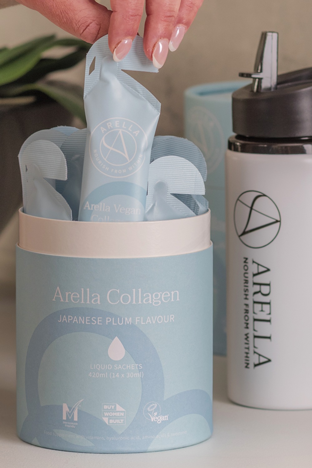 Arella supplements and skincare