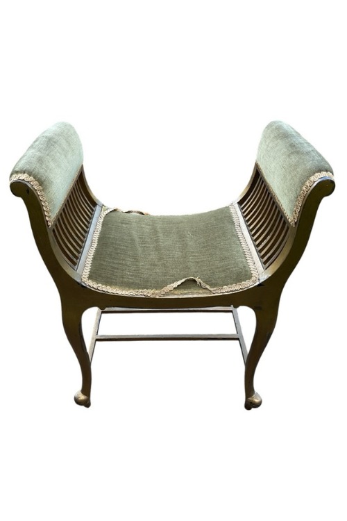 Antique giltwood stool