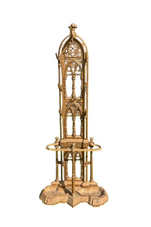Victorian cast iron hallstand