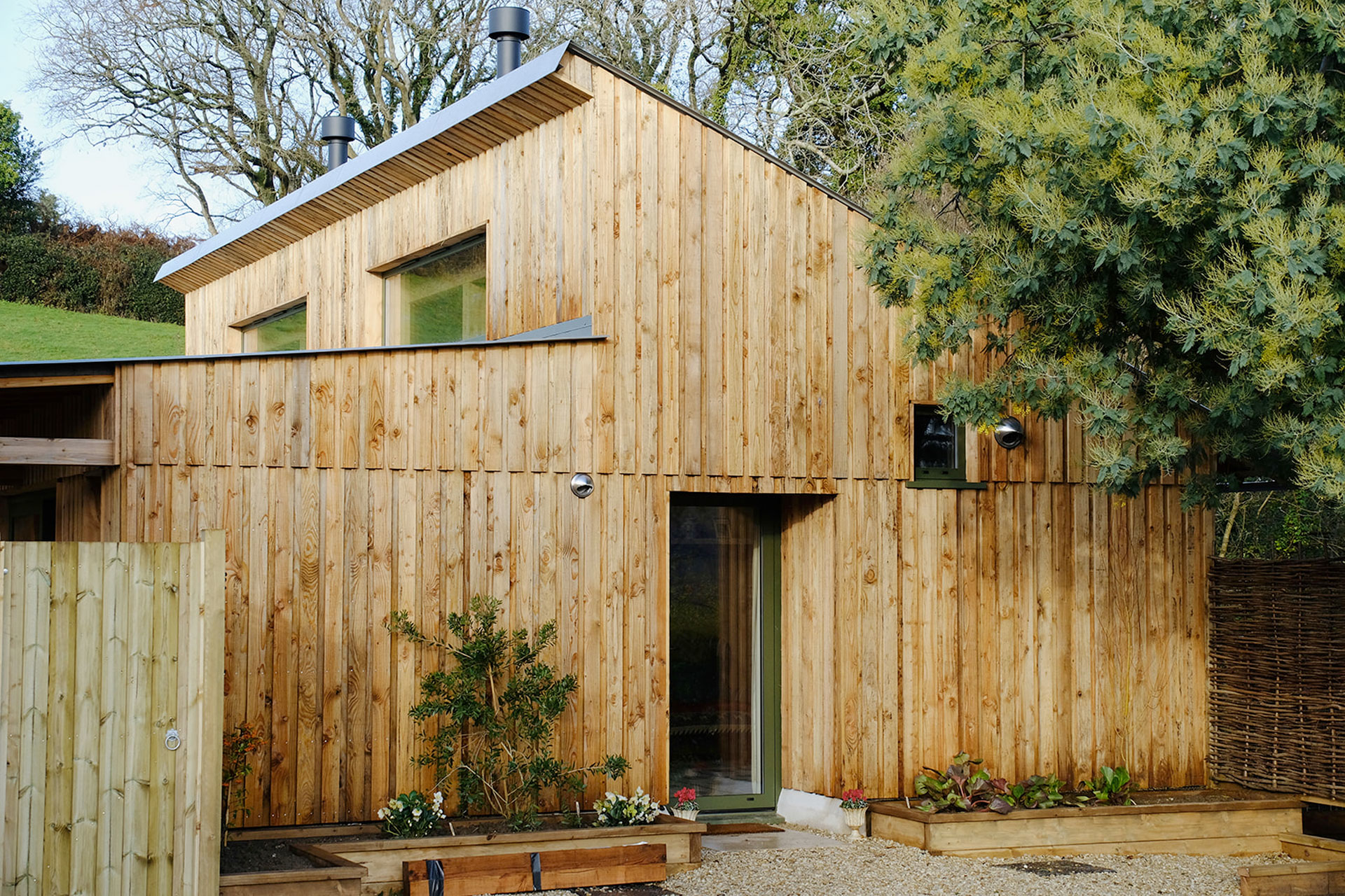 One of two Crow's Nest cabins at Glebe House