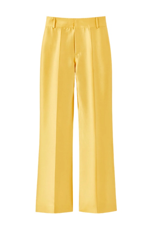Yellow trousers by Destree