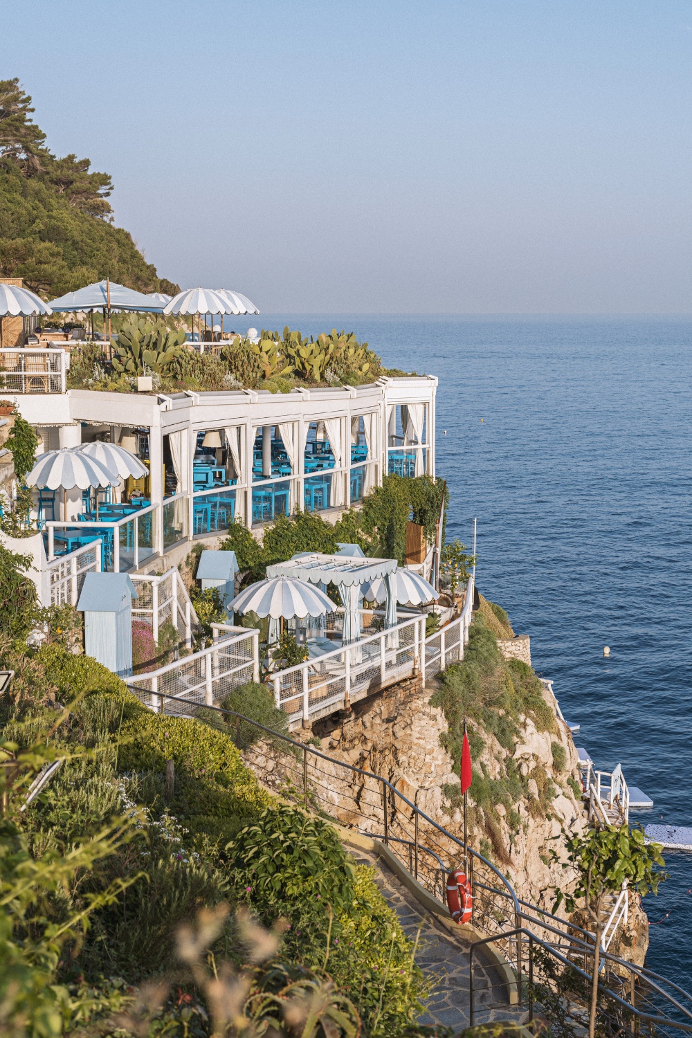 Dior beach club at Il Riccio