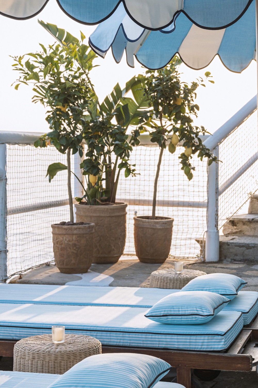 Dior beach club at Il Riccio