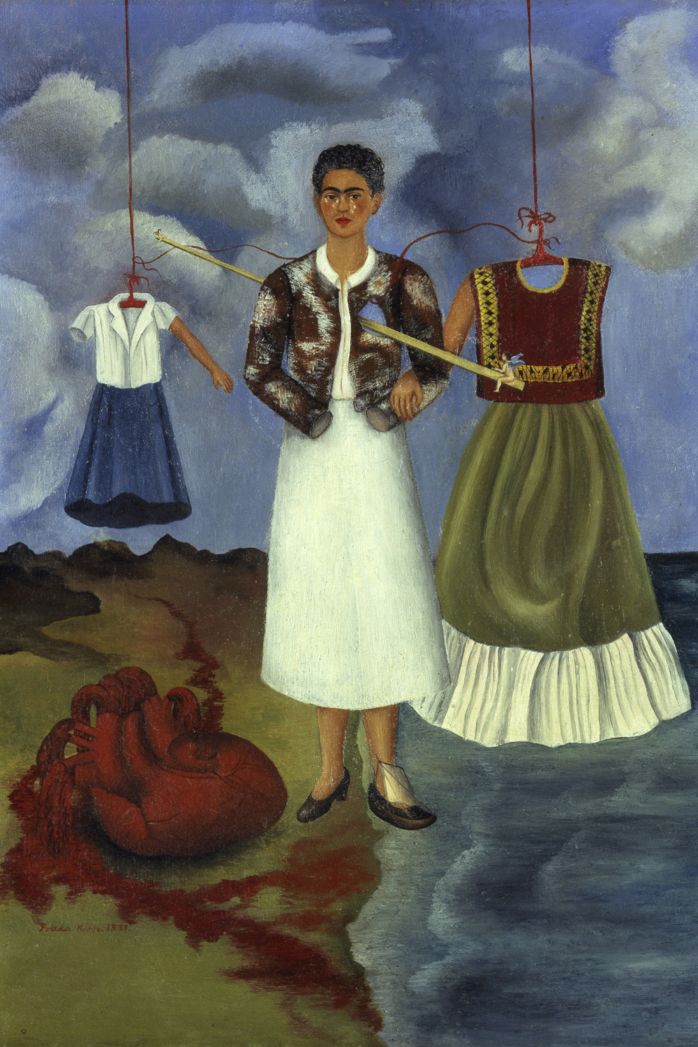 A painting by Frida Kahlo