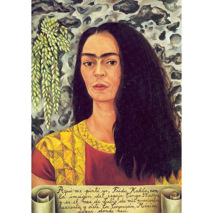 Frida Kahlo , Self - Portrait with Loose Hair 1946.