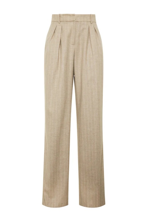 Beige pinstripe Holland Cooper trousers