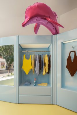 Hunza G pop-up display in London for summer 2026