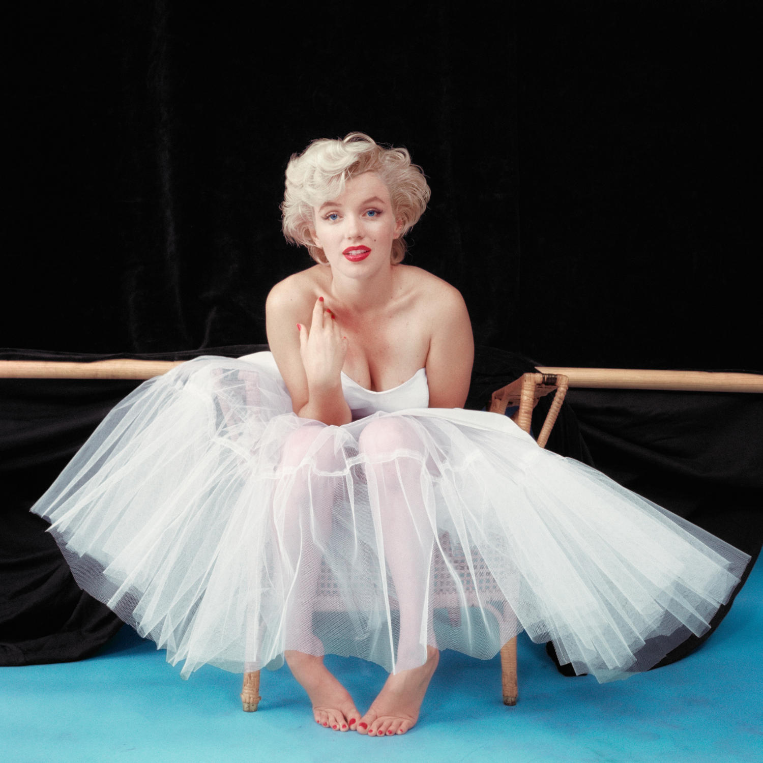 Marilyn Monroe, Ballerina Sitting, 1954, by Milton H. Greene