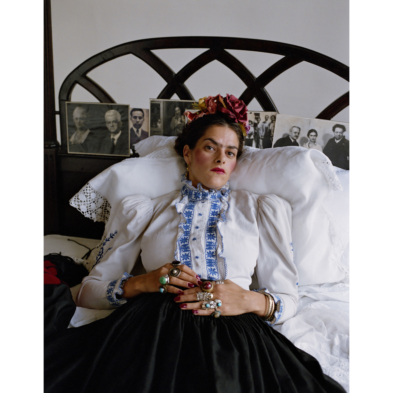 Tracey Emin as Frida Kahlo in an image by Mary McCartney
