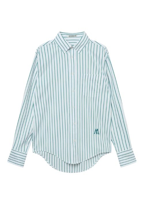 Green stripe shirt