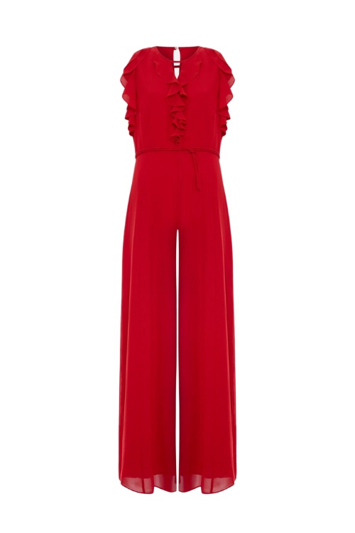 Red jumpsuit