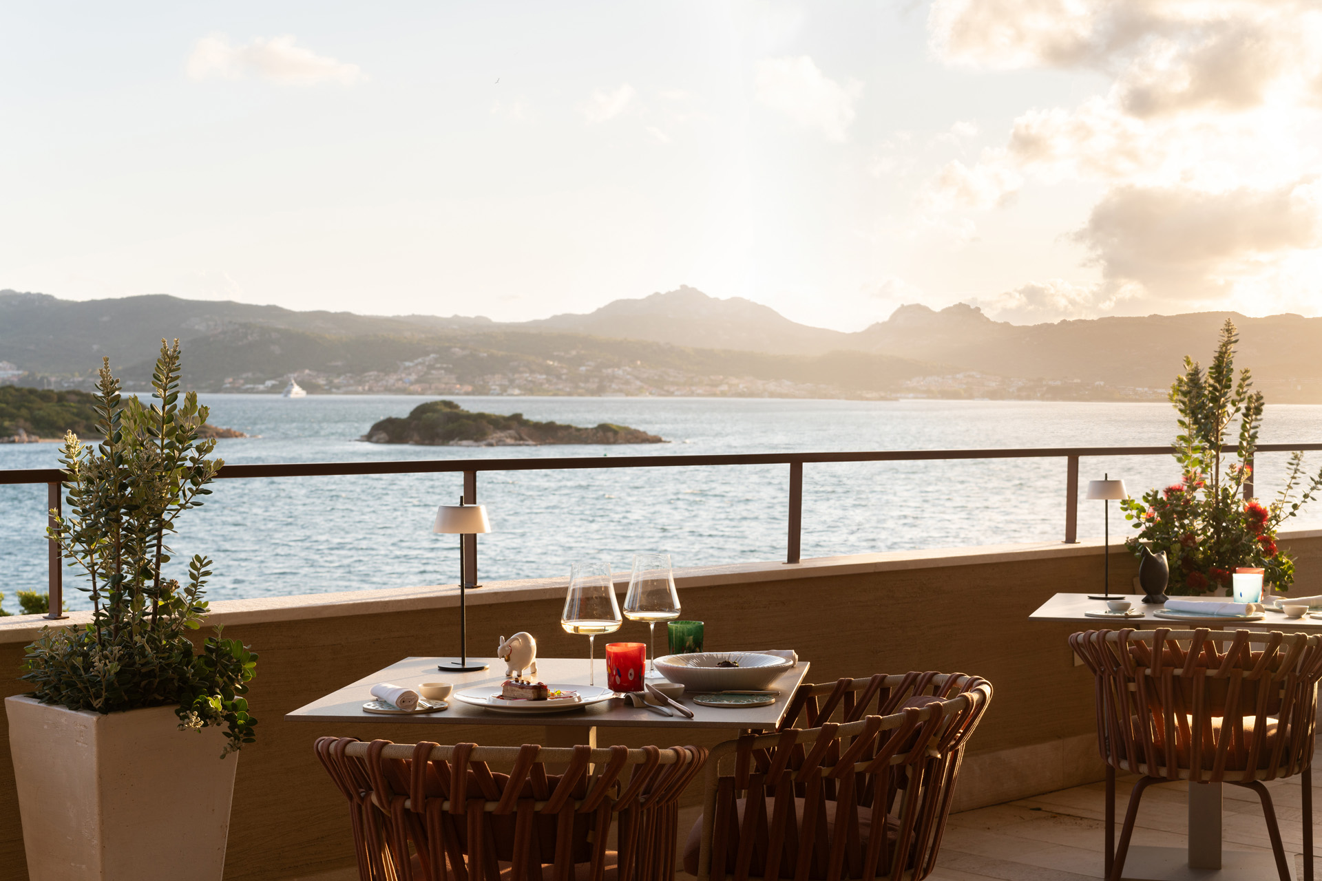 The sea view from Capogiro at 7Pines