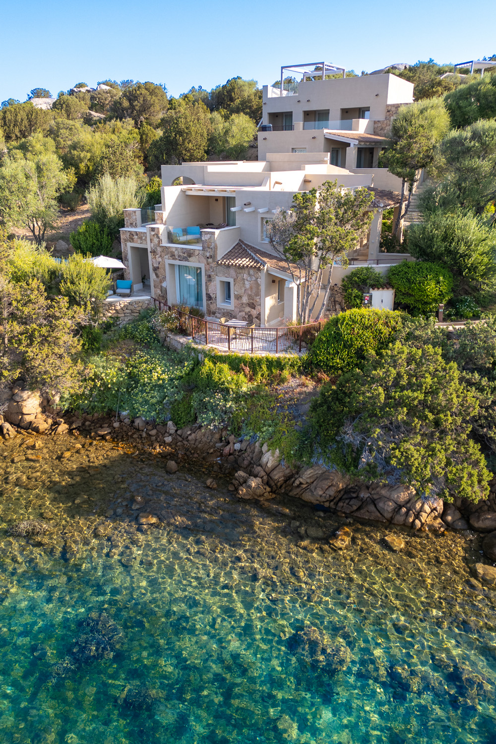 A Sea View Suite right on the water at 7Pines Sardinia