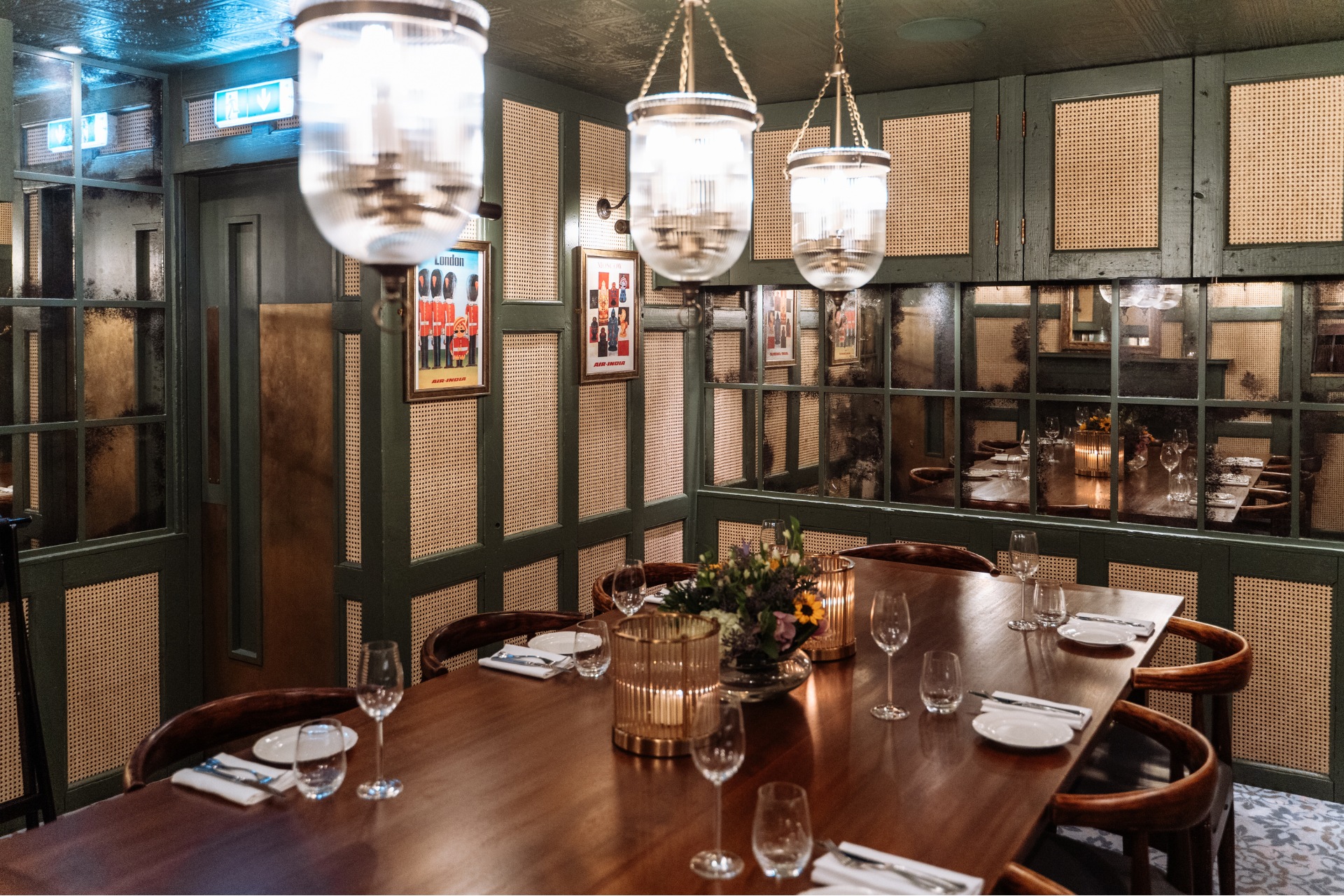 Private dining room at Trishna | Portman Marylebone Wedding Weekend Guide